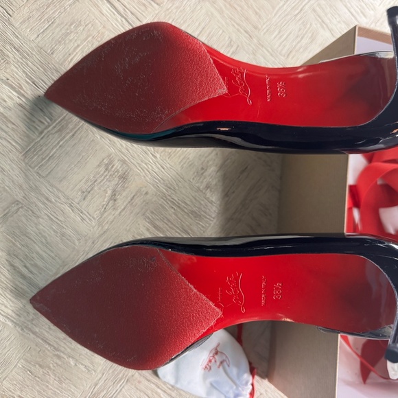Christian Louboutin IRIZA 70 Patent Pumps โ Black (Size 38.5) - Picture 13 of 15